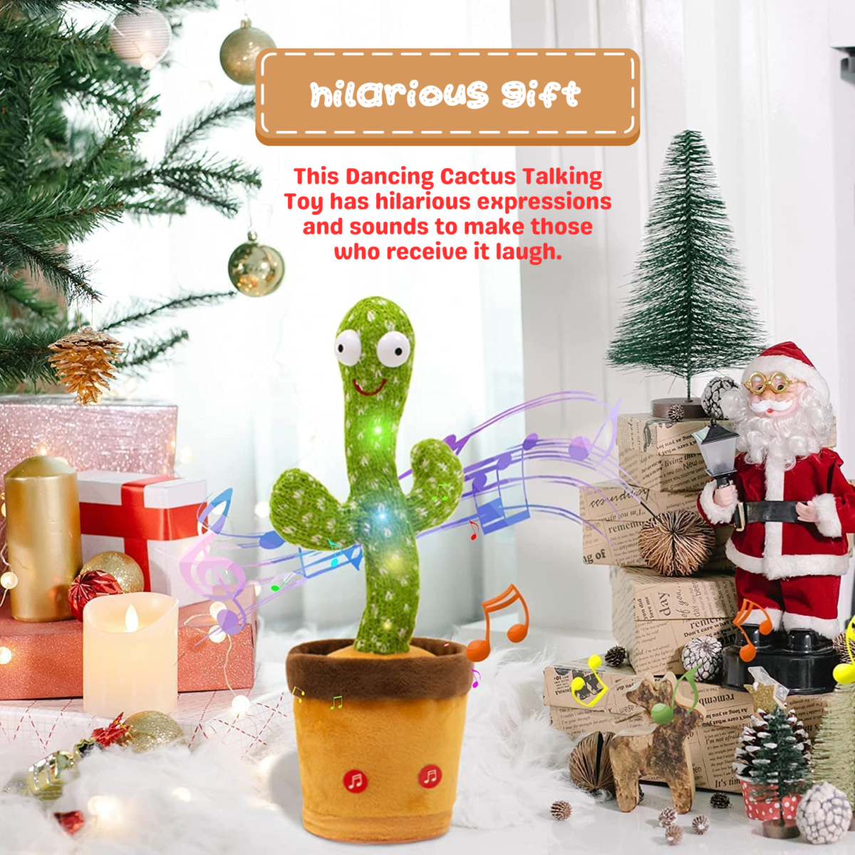 Sakuya Dancing Cactus Toy, Cactus Musical Baby Toys|Toy for Home